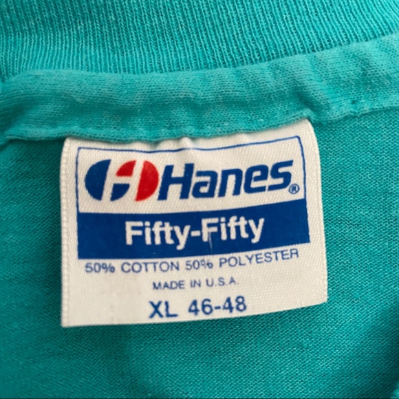 Vtg Men’s Ocean Beach Christmas Tree 1989 T-Shirt - Picture 6 of 8